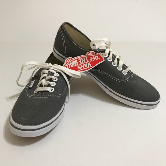gray lace up vans